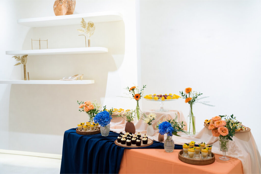 mẫu bàn tiệc của Mai Catering