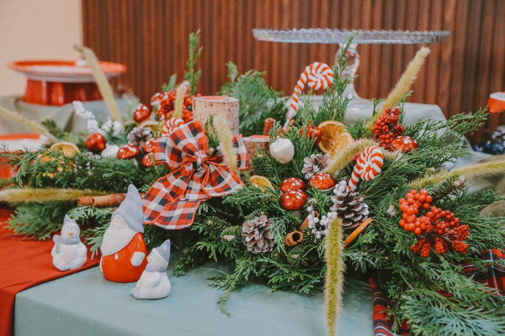 Bàn tiệc chủ đề Noel 